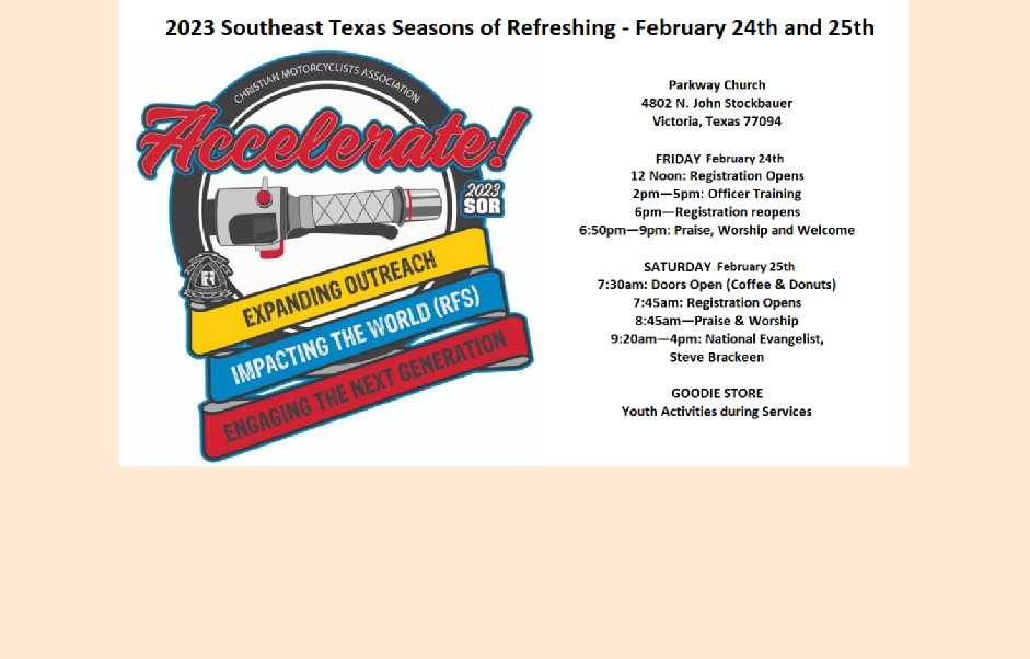 2023 SEASONS OF REFRESHING